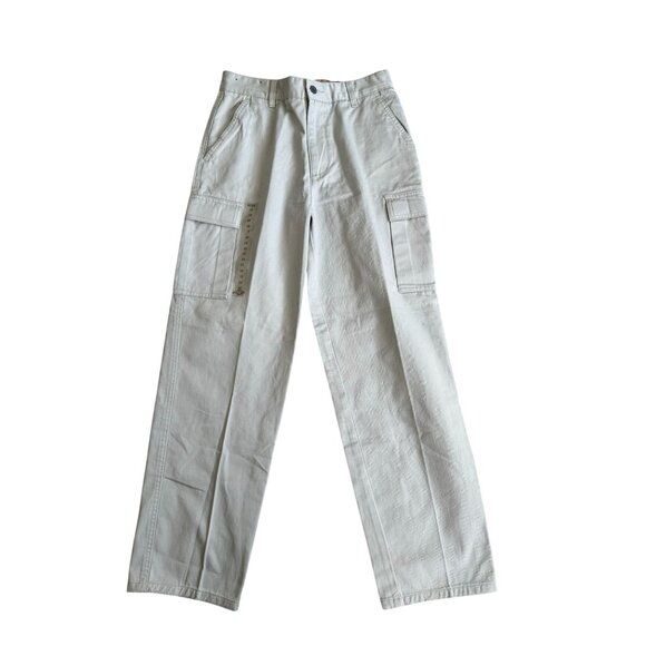 OSCAR DE LA RENTA Boys Stone Gray Khaki Cargo Dress Pants Size 12 NEW NWT - Picture 9 of 11